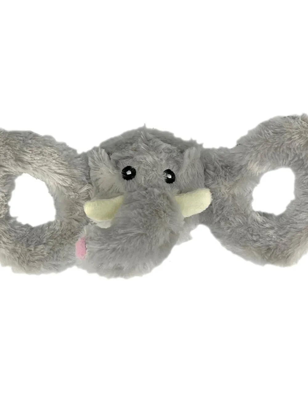 Tug-A-Mal Plush Elephant, Monkey and Pig Plush Dog Toys - 3